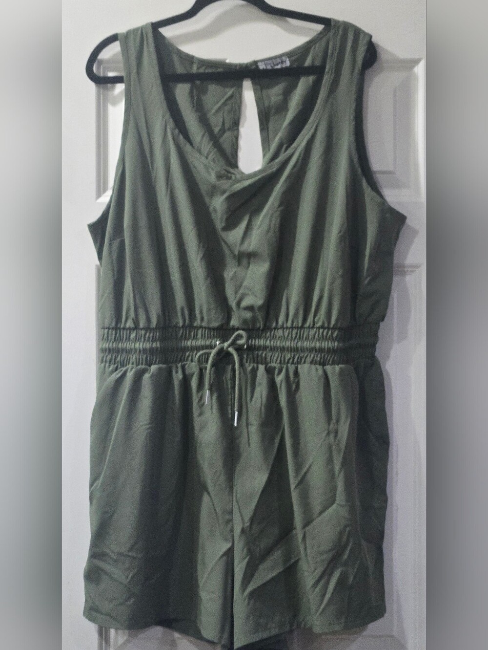 J for Justify Olive Green Sleeveless Romper